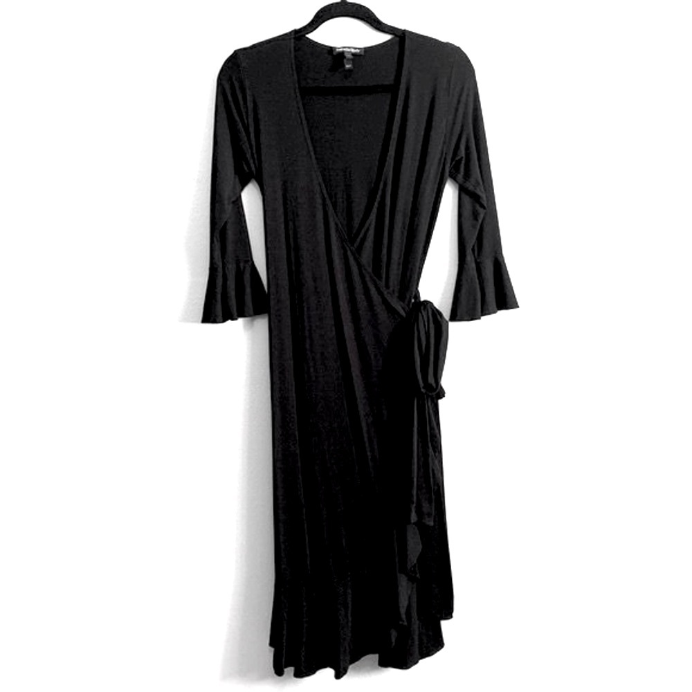 Isabella Oliver Black Wrap Dress (Maternity)